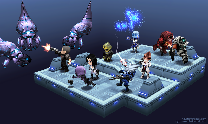 Illustration for article titled Mass Effect Gets the Final Fantasy VII Treatment